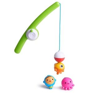Munchkin Fishin Bath Toy Magnetic Fishing Game Toddler NEW